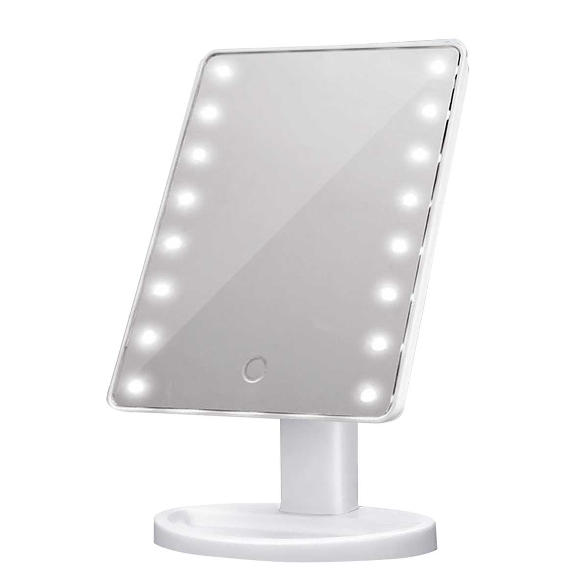 Daymeet Luces LED para espejo de tocador, luces LED de 13 pies para espejo,  color regulable y brillo multicolor, tira de luces para espejo, control de