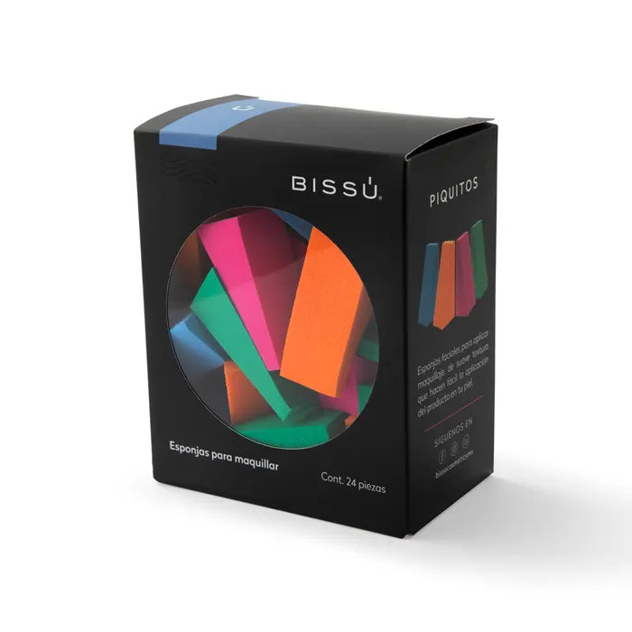 BISSU ESPONJAS PIQUITOS DE COLORES