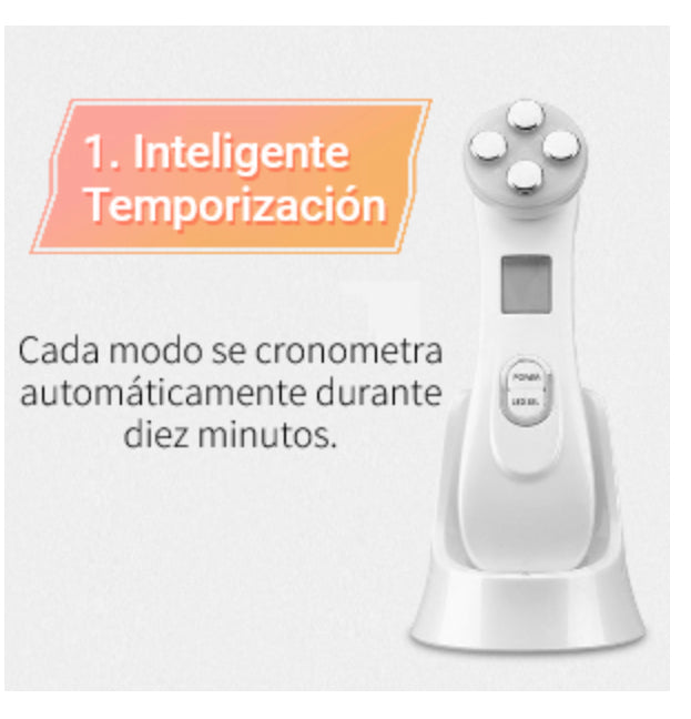 Máquina Belleza Facial Electrico 6 Modo Cara Anti Arrugas acné cicatrices con USB Carga Portátil Reafirmante Facial Piel Rejuvenecimiento masaje Belleza dispositivo