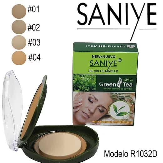 Maquillaje en Polvo GREEN TEA Saniye