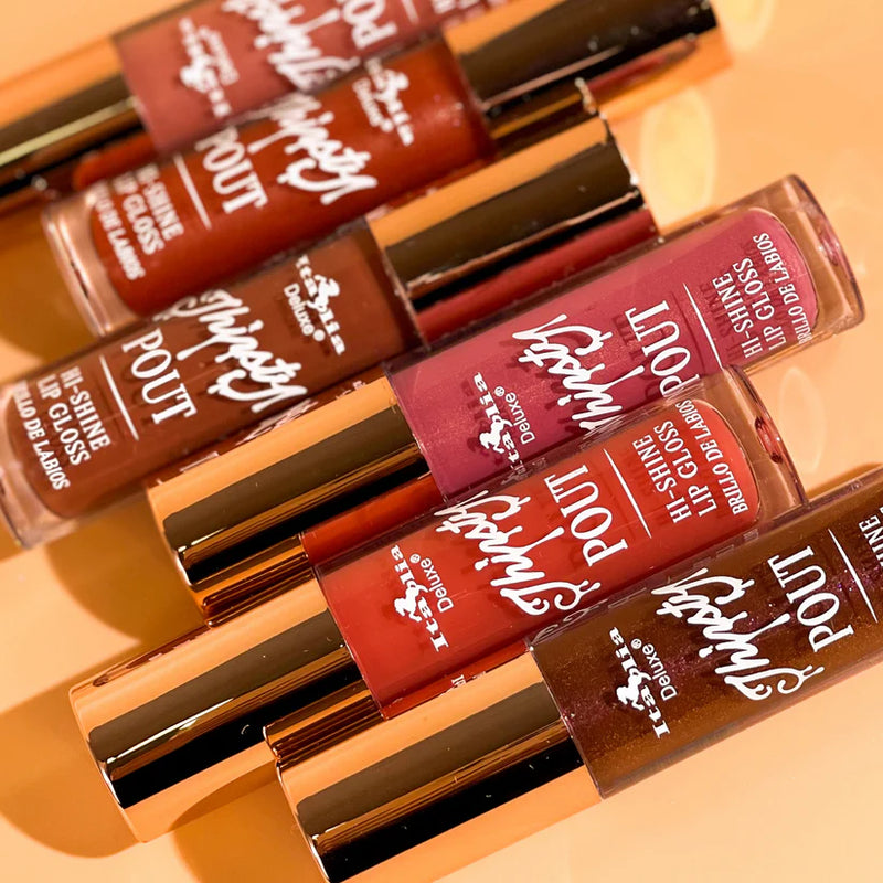 ITALIA DELUXE Thirsty Pout Hi-Shine Lip Gloss SERIE DE 12 PZS