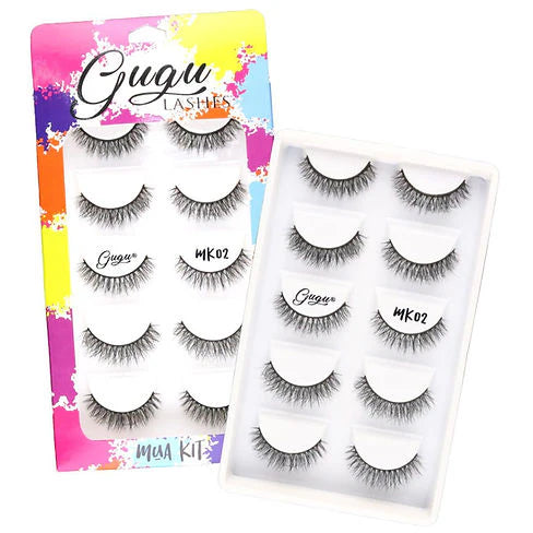 GUGU LASHES PESTAÑAS MUA KIT