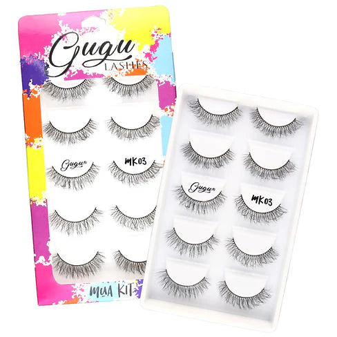 GUGU LASHES PESTAÑAS MUA KIT