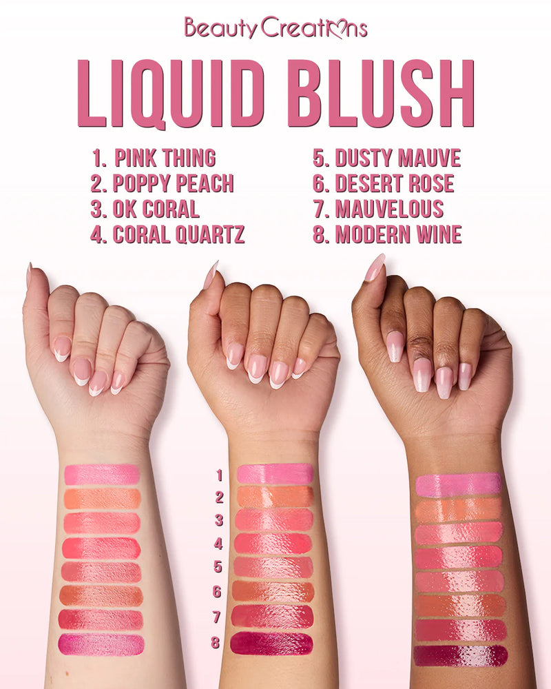 BEAUTY CREATOIONS LIQUID BLUSH -RUBOR LIQUIDO