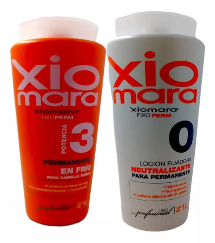 XIOMARA LOCION ONDULANTE CABELLO TEÑIDO  2PZ-1L