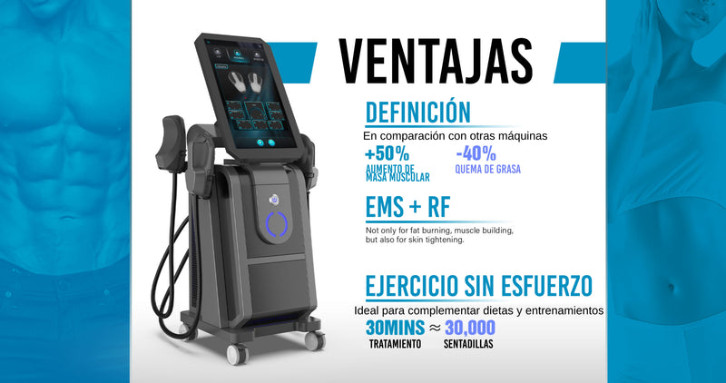 Máquina EMS + Radiofrecuencia