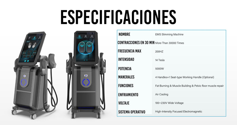 Máquina EMS + Radiofrecuencia