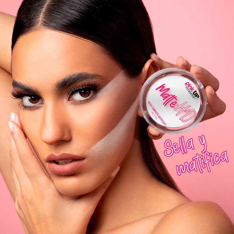 Polvo Compacto Sellador MATTE HD Pink Up