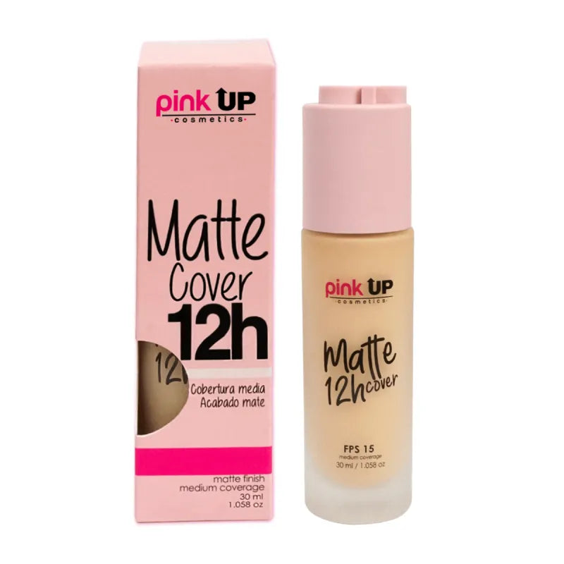 Maquillaje Líquido MATTE COVER 12h Pink Up
