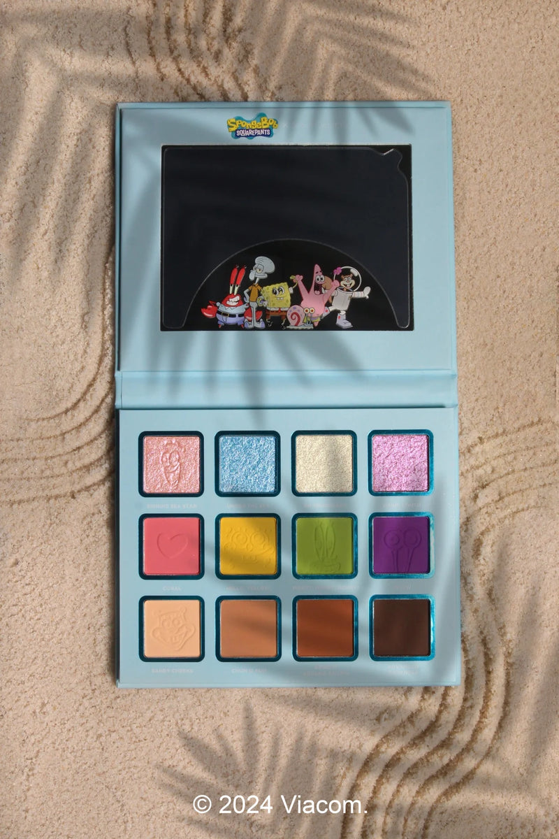 Paleta de Sombras "Bikini Bottom" Bob Esponja x Beauty Creations