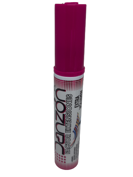 Mascara Pestañas Factor Extensiones Extra-Volumen (con Esponfibras, Hueso de Mamey y Aceite de Ricino)