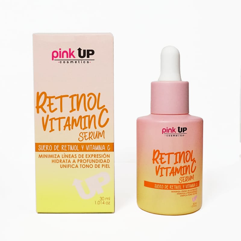 Suero Retinol y Vitamina C - Pink Up