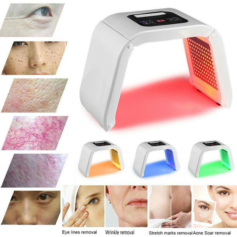 Lámpara LED Fotodinámica de 7 colores para tratamiento facial anti-edad